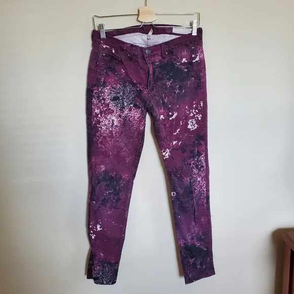Rag & Bone size 30 Galaxy color jean leggings - Picture 2 of 10